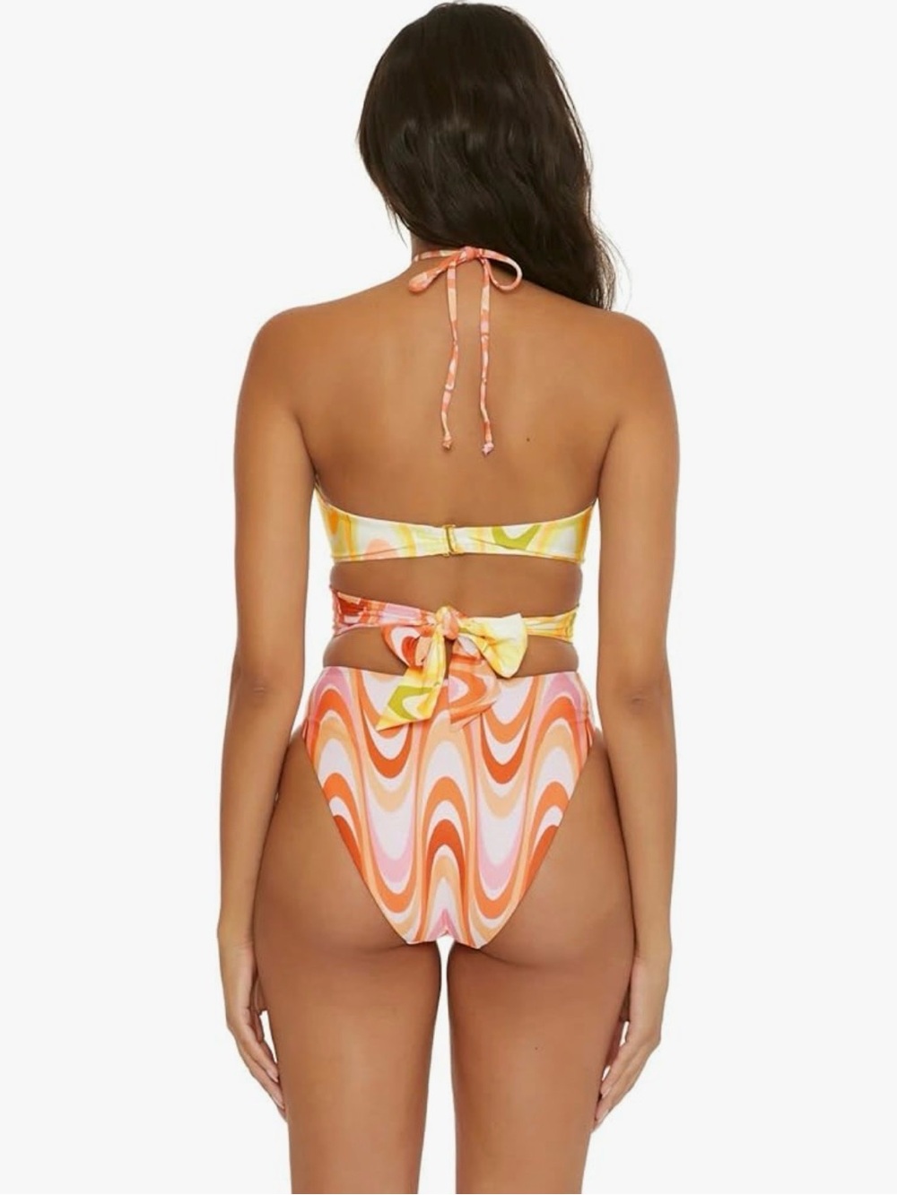 BECCA Whirlpool Margot Halter One-Piece Multi Color — Medium - Picture 2 of 12